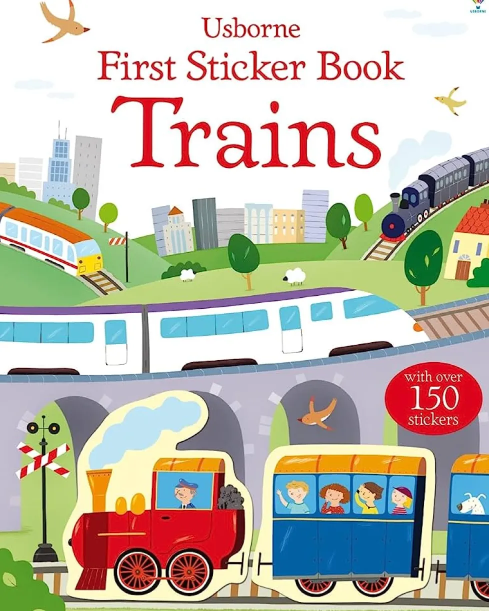 Usborne First Sticker Book: Trains