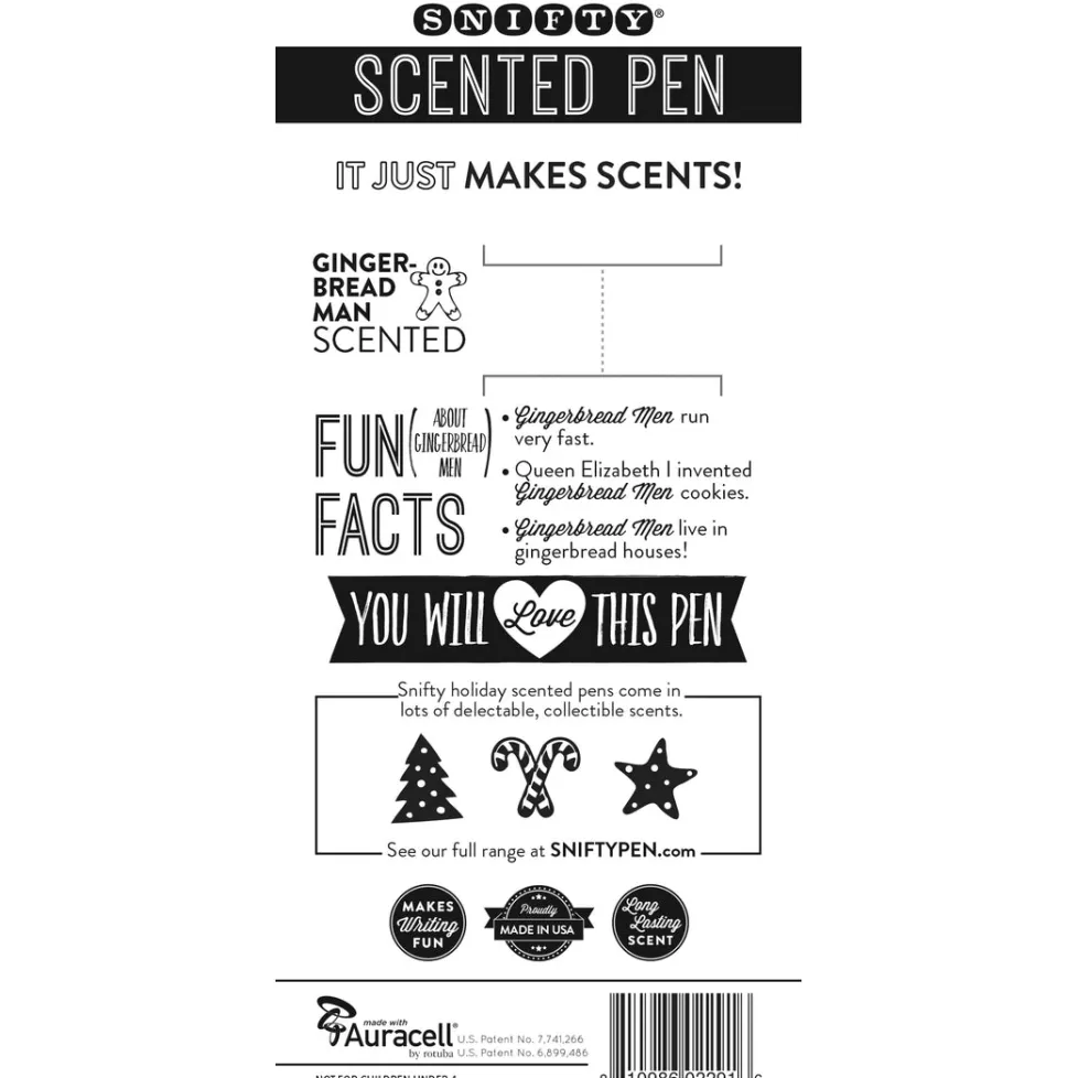 Snifty Pen Holiday Scented Pen: Gingerbread