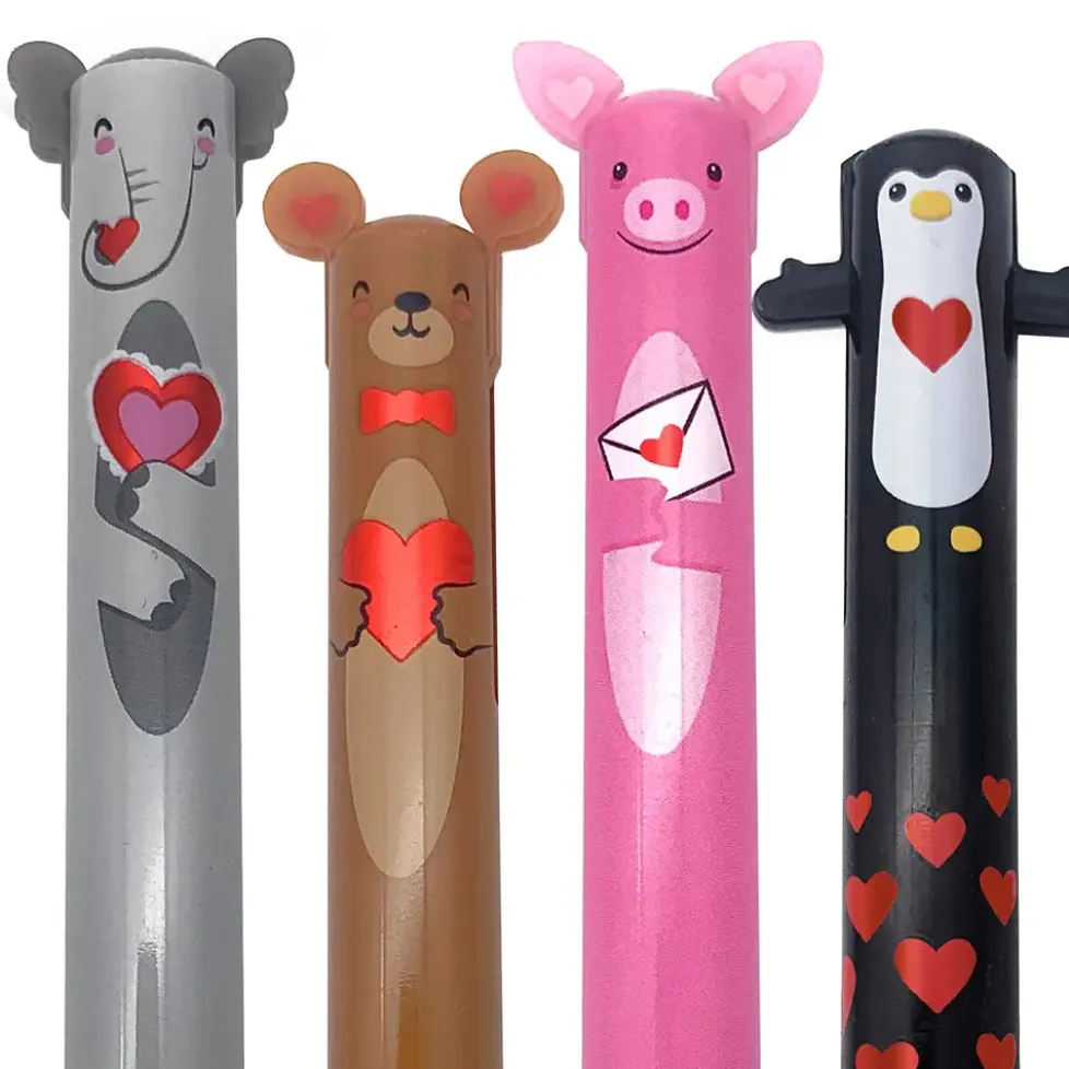 Snifty Pen Twice as Nice Valentine 2 Color Click Pen Assortment