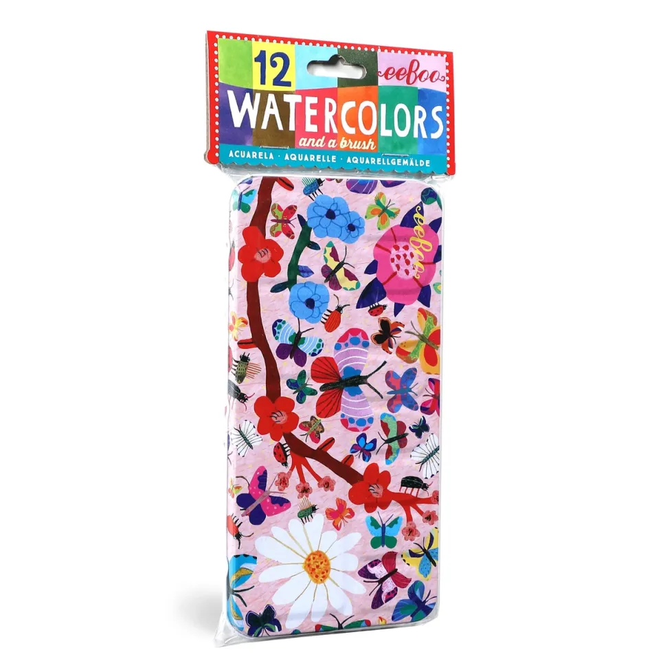 eeBoo Watercolors: Butterflies