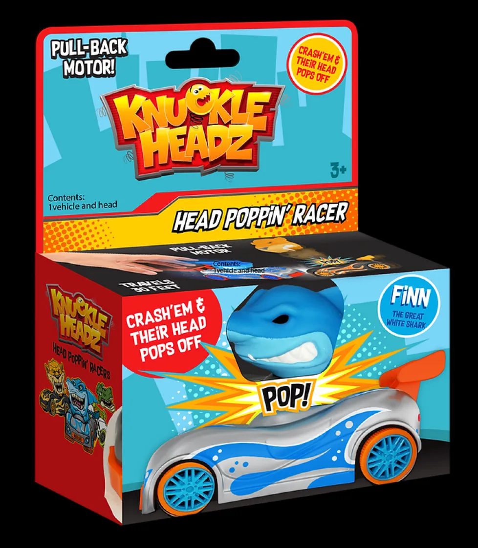 Knuckle-Headz Head Poppin' Racers™: Shark