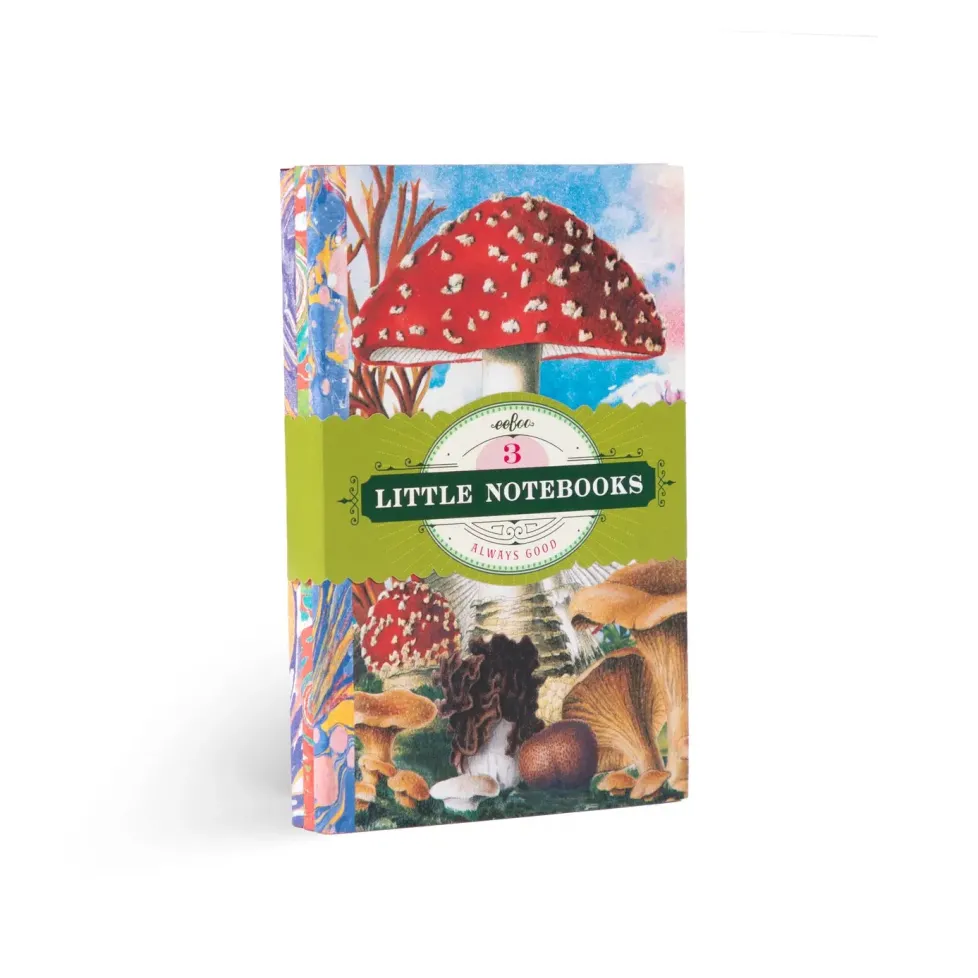 eeBoo Little Notebook Set Mushrooms
