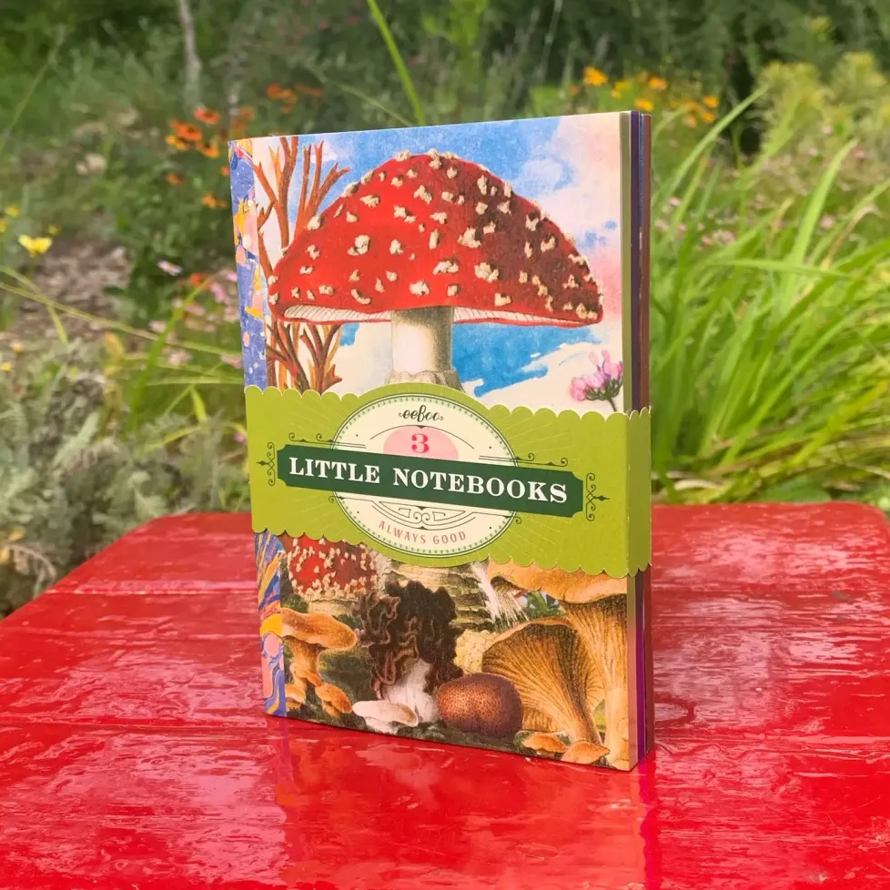 eeBoo Little Notebook Set Mushrooms