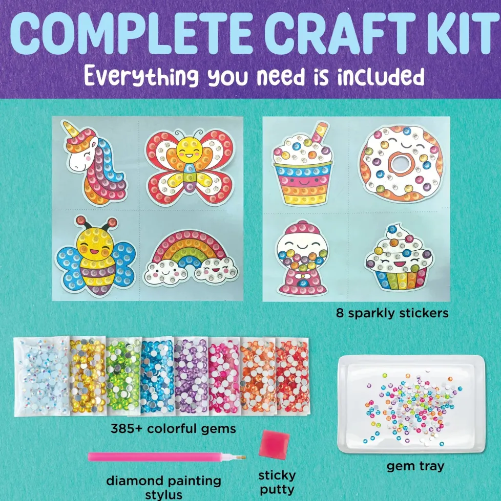 Creativity for Kids Big Diamond Gem Painting Stickers